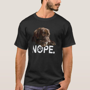 Camiseta Não Labrador Retriever Cachorro Marrom Lab Chocola
