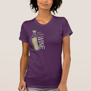 Camiseta Não lamentação, vinho