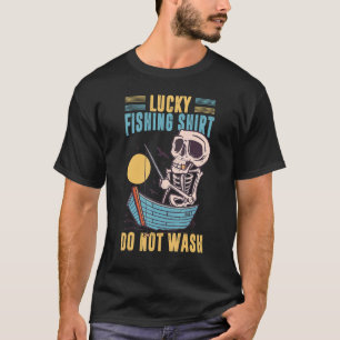 Camiseta Não Lavar Fisher Homens E Mulheres Sorte Caça Pesc