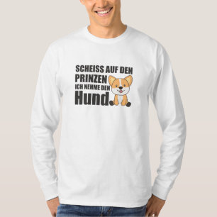 Camiseta Não leve o príncipe que tomo cachorro Corgi