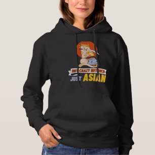 Camiseta Não Louco Não Rico Apenas Gato Asiático Com Samura