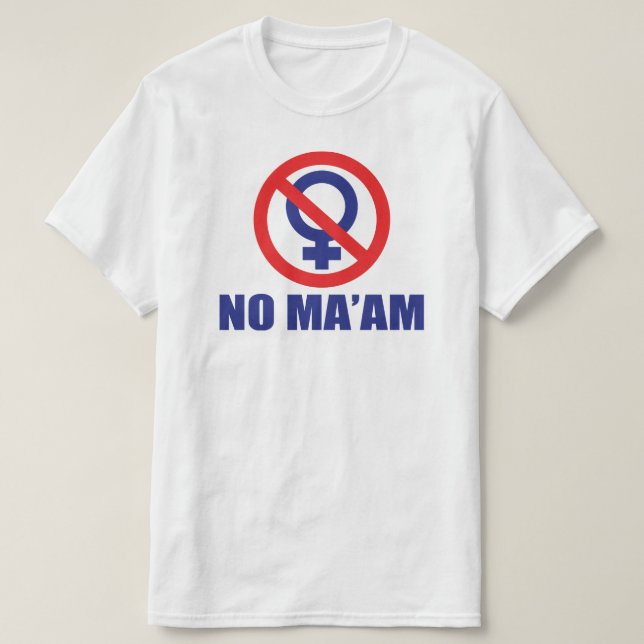 Camiseta Não Maam (Frente Apenas) (Frente do Design)