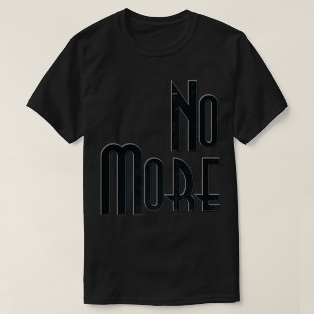 Camiseta Não Mais (Frente do Design)