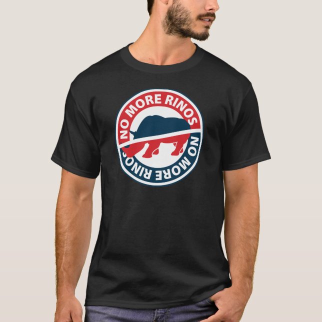 Camiseta Não mais RINOS (Frente)