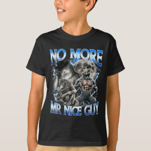 Camiseta Não Mais Senhor Cara Legal, Lobo Alfa Divertido, M