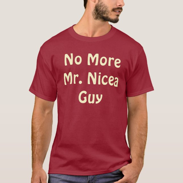 Camiseta Não mais Sr. Nicea Cara (Frente)