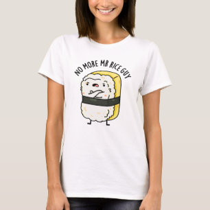 Camiseta Não Mais Sr. Rice Cara Cute Sushi Pun