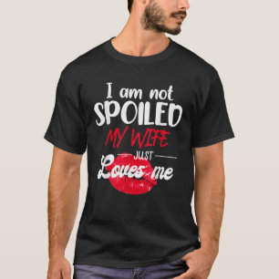 Camiseta Não mando minha esposa me ama Casais engraçados
