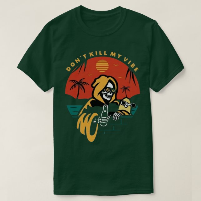 Camiseta Não Matar minha vibe (Frente do Design)