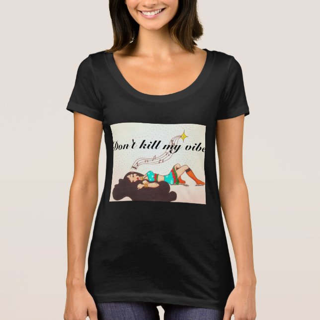 Camiseta Não matar minha vibração (Frente)
