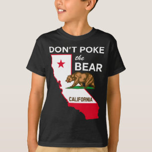 Camiseta Não Mate o Urso Desenho da República da Califórnia