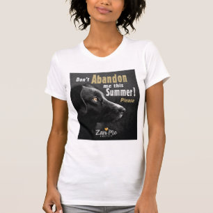 Camiseta Não me abandone este Verão - Proteção dos cães