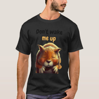 Camiseta Não me acordar a cochilar animal