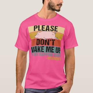 Camiseta Não me Acordar no Engraçado, vovó nojento, prêmio