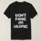 Camiseta NÃO ME APAVORO eu sou ISLÂMICO (Frente do Design)