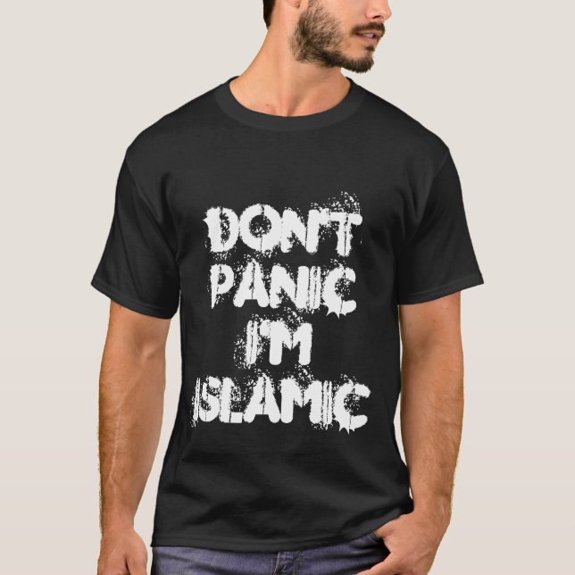 Camiseta NÃO ME APAVORO eu sou ISLÂMICO (Frente)