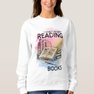 Camiseta "Não me arrependo de ler a camisola de amante dos 