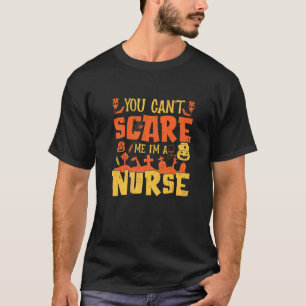 Camiseta Não me assusta, sou uma enfermeira Engraçada.