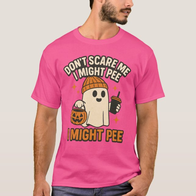 Camiseta Não me assuste que eu posso fazer xixi (Frente)