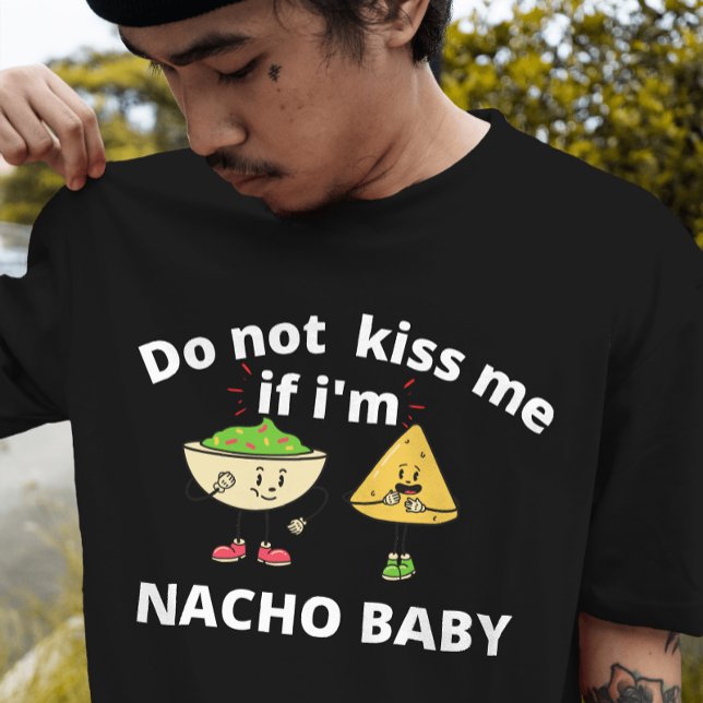 Camiseta Não me beije se eu for um bebê machão (Criador carregado)