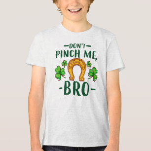 Camiseta Não Me Belisque Irmão Design de Dia de São Patríci