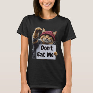 Camiseta Não me coma gatos para Trump 2024 Trump ou Tram