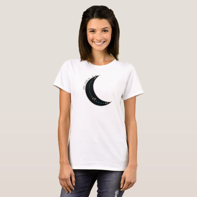 Camiseta Não me culpe...É o meu Capricórnio Moon Zodiac (Frente Completa)