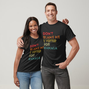 Camiseta Não Me Culpe Eu Votei na Kamala 2024