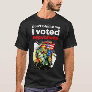Camiseta Não me culpes, eu votei o Tanque de Trump Republic