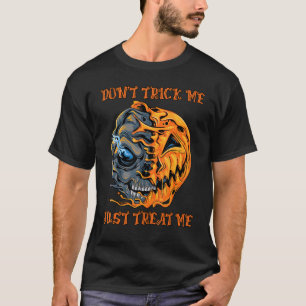 Camiseta Não me engane... apenas me trate do crânio Jack O