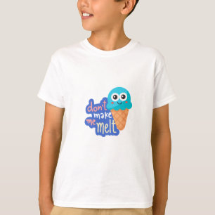 Camiseta não me faça derreter sorvete