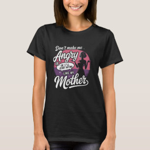Camiseta Não me faça ficar com raiva ou vou começar a agir