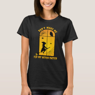 Camiseta Não me faça Sacudir, meu coruja de bruxas é assust