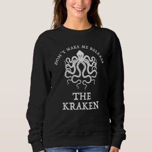 Camiseta Não me faça soltar o monstro do Mar Engraçado Krak