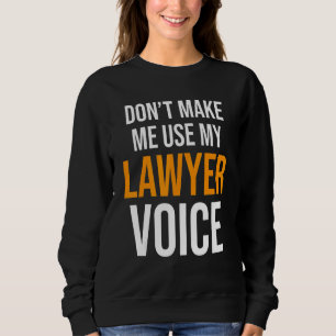 Camiseta Não me faça usar a Lei do Advogado