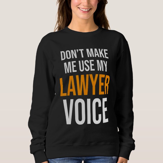 Camiseta Não me faça usar a Lei do Advogado (Frente)