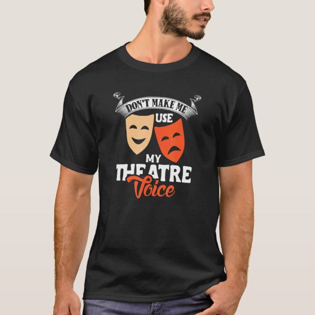 Camiseta Não me faça usar meu Design do Diretor de Voz do T (Frente)