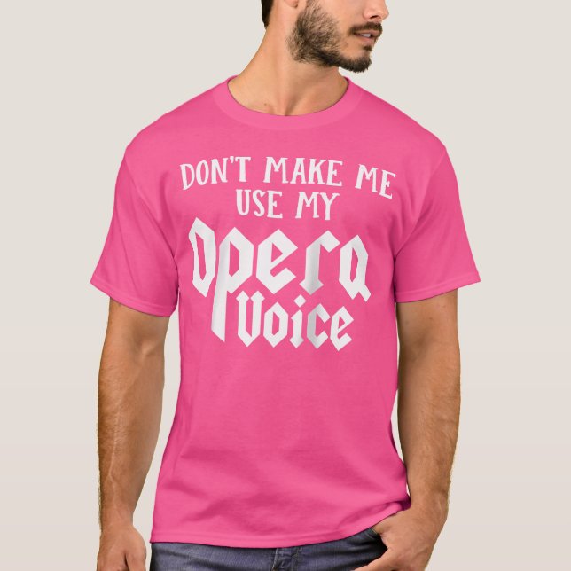 Camiseta Não Me Faça Usar Minha Equipe De Basebol De Voz Da (Frente)