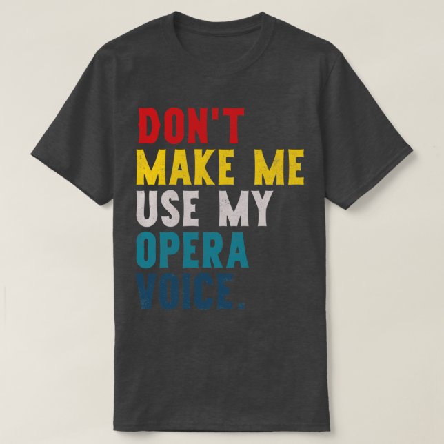 Camiseta Não Me Faça Usar Minha Voz (Frente do Design)
