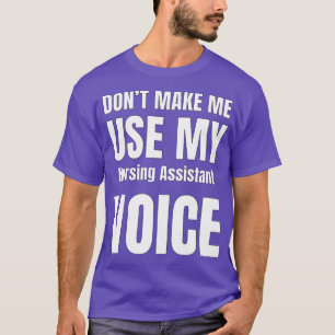 Camiseta Não Me Faça Usar Minha Voz