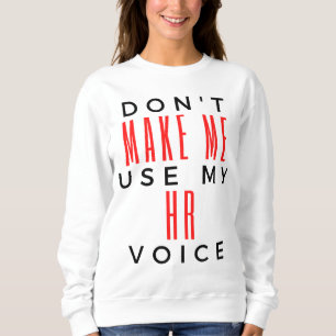 Camiseta Não me faça usar minha voz 2 do HR