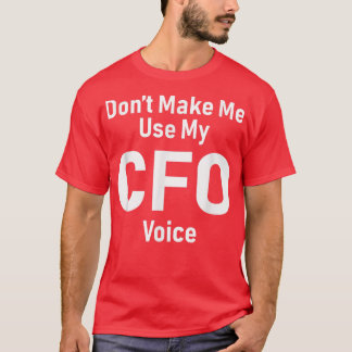 Camiseta Não me faça usar minha voz CFO