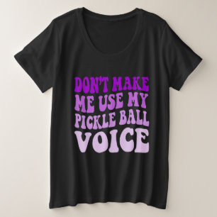 Camiseta Não me faça usar minha voz de BOLA