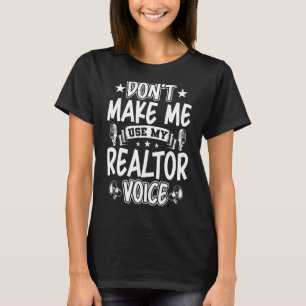 Camiseta Não me faça usar minha voz de corretor