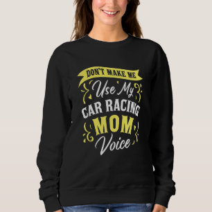 Camiseta Não Me Faça Usar Minha Voz de Mãe de Corrida de Ca