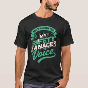 Camiseta Não me faça usar minha voz do Gerenciador de Segur