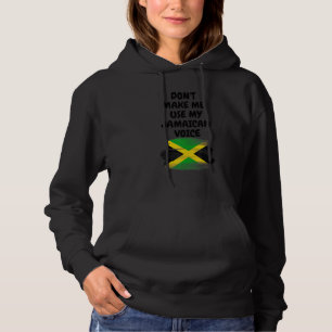 Camiseta Não Me Faça Usar Minha Voz Jamaicana Bandeira da J
