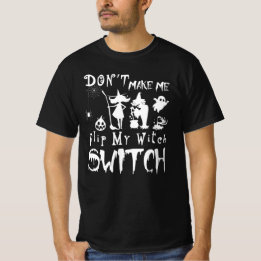 Camiseta não me faça virar minha chave de bruxa engraçado h