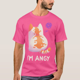 Camiseta Não Me Fale Im Angy Angry Gatinho Meme Fluffy Kawa