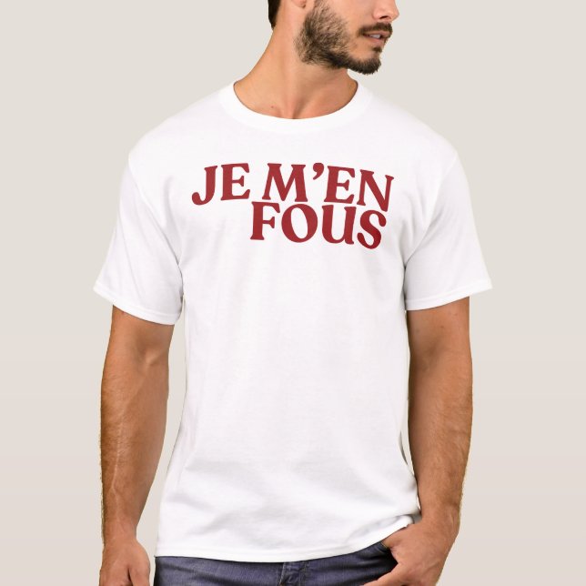 Camiseta Não me importo (Frente)